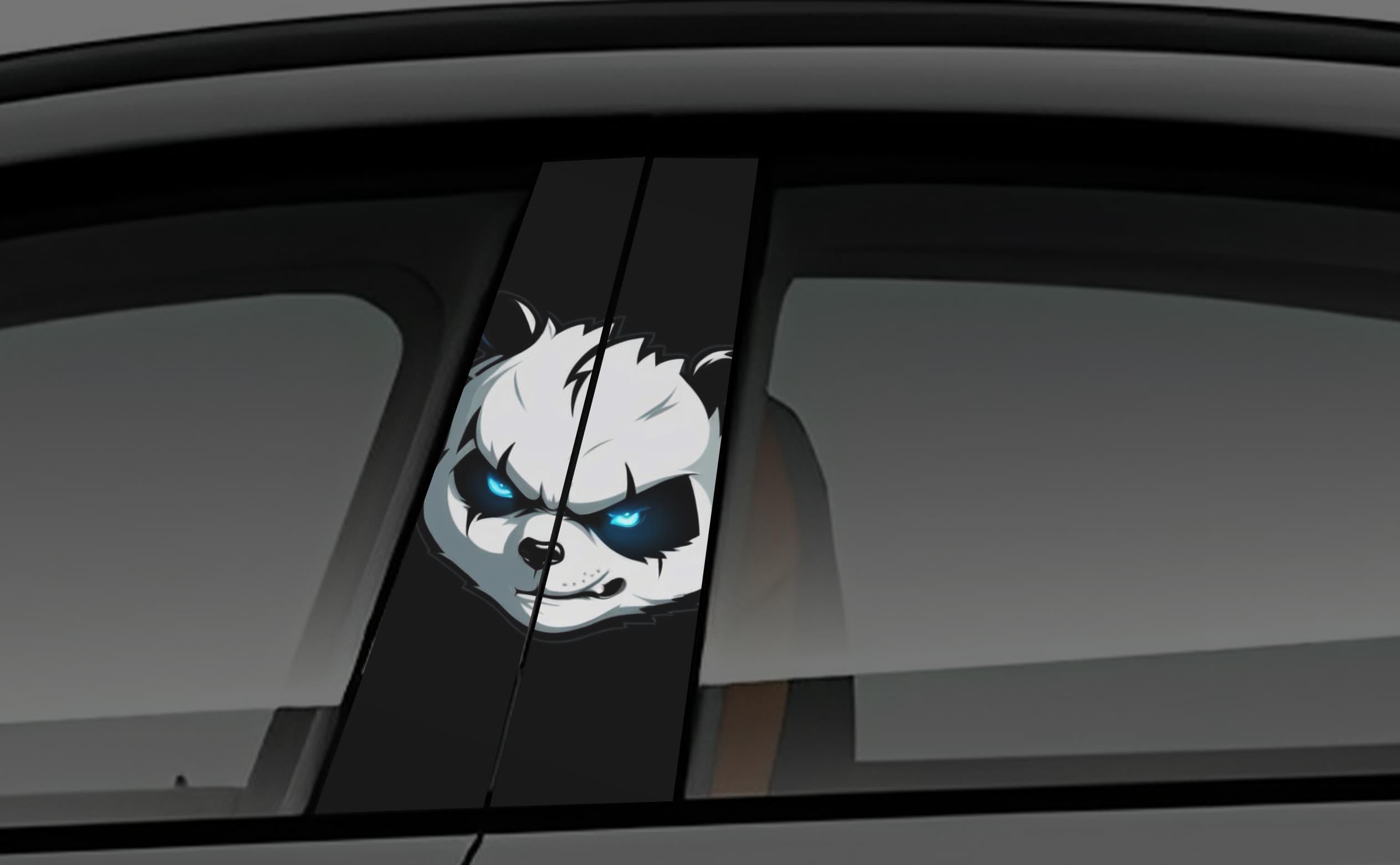 Angry Panda Window Pillar Wrap-0