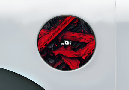 Devil_red Fuel Cap Wrap for Cars