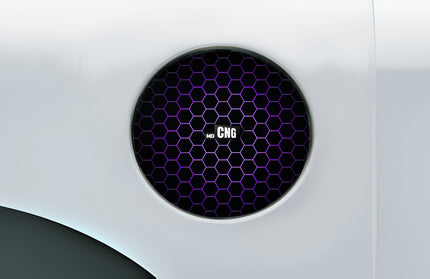 Midnight Matrix Fuel Cap Wrap for Cars