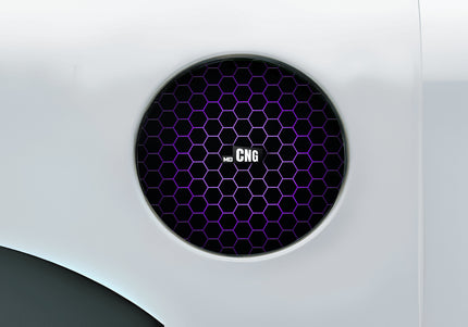 Midnight Matrix Fuel Cap Wrap for Cars