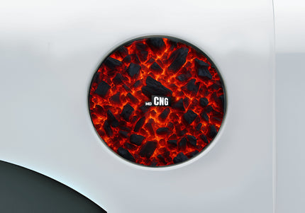 Molten Rage Fuel Cap Wrap for Cars