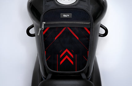 Red Strip Motorcycle Tank Bags
