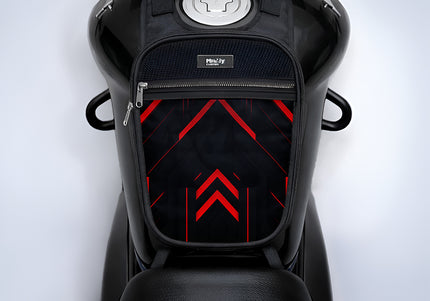 Red Strip Motorcycle Tank Bags
