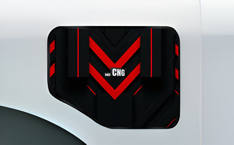 Red Strip Fuel Cap Wrap for Cars