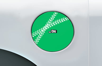Track Green Fuel Cap Wrap for Cars