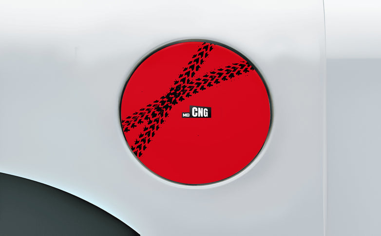 Track Red Fuel Cap Wrap for Cars