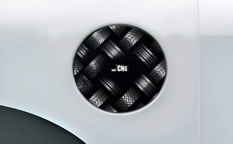 Treadx Pattern Fuel Cap Wrap for Cars