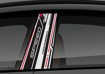 Apex Strike window pillar wrap for cars