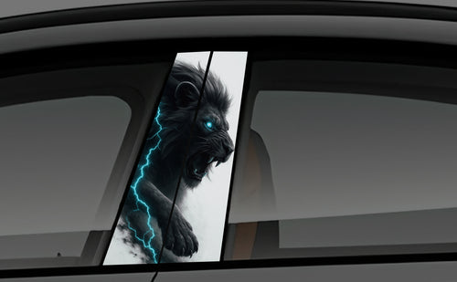 Cosmic King Window Pillar Wrap for Cars