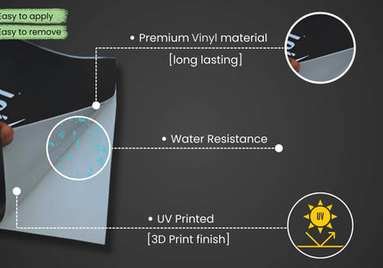 Split Verse Bonnet Wrap for Cars