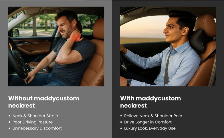 Angry Panda Neck Rest for Cars