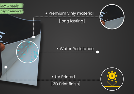 Split Verse Window Pillar Wrap for Cars