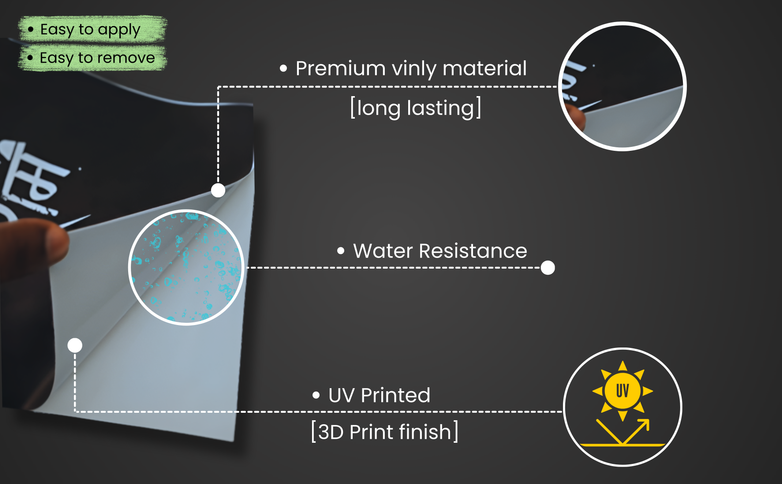 Bat Window Pillar Wrap for Cars