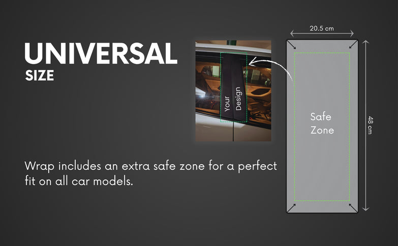 Bat Window Pillar Wrap for Cars