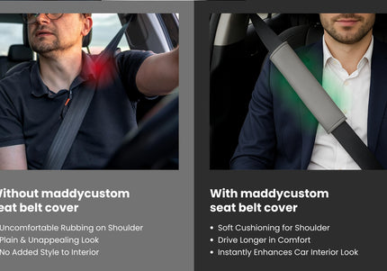 Split Verse Seatbelt Cover for Cars