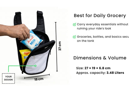 Life On Wheels Motorcycle Tank Bags