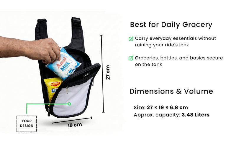 Angry Panda Motorcycle Tank Bags