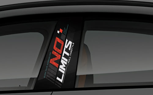 No Limits Window Pillar Wrap for Cars
