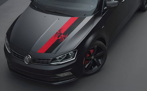 Split Verse Bonnet Wrap for Cars