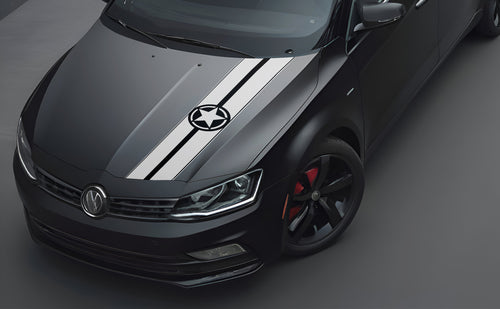 Strip 8 Bonnet Wrap for Cars