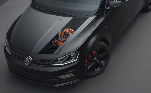 Tigrave Bonnet Wrap for Cars